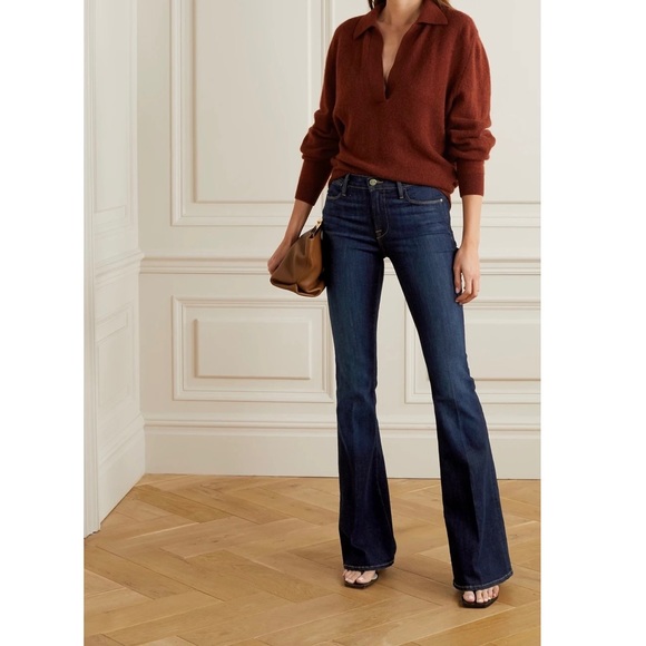 Frame Denim Jeans Frame Le High High Rise Flare Jeans Sutherland 27 frame-denim-jeans-frame-le-high-high-rise-flare-jeans-sutherland-27